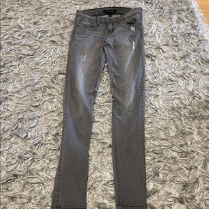 Flying Monkey Distressed Gray Skinny Jeans